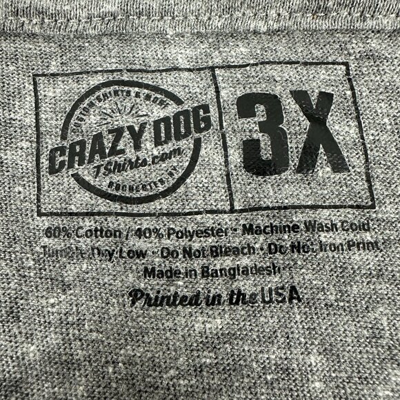 Callahan Auto Parts Sandusky OH Gray T-Shirt 3X Crazy Dog T-Shirts  Mens Tee - Picture 2 of 4